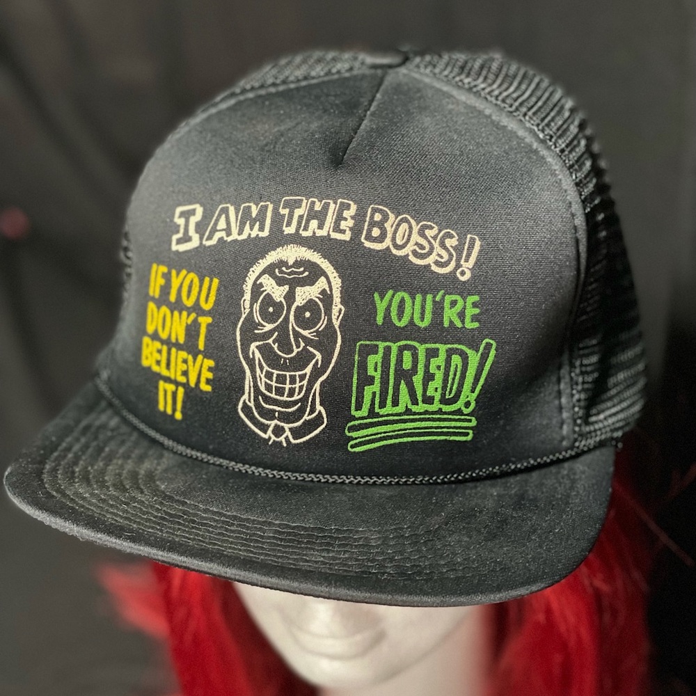 Vintage trucker style snapback